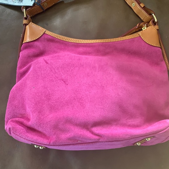 Dooney and Bourke hot pink hobo - Picture 2 of 4